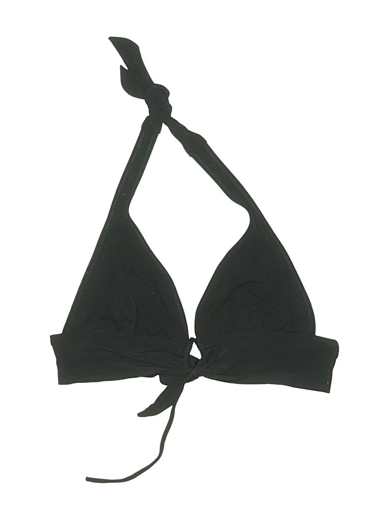 Pre-owned Robin Piccone Swimsuit Top Black Swimwear
