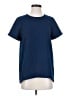 Madewell 100% Polyester Blue Tailored Tee Size S - photo 1