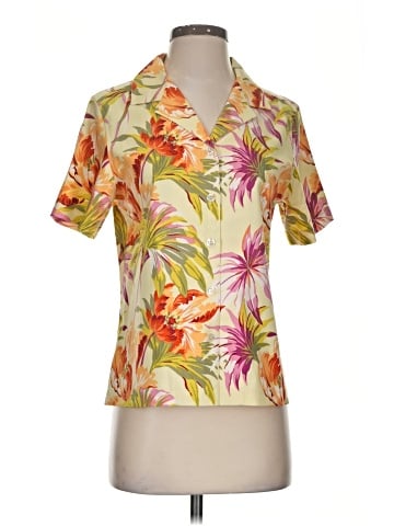 Tommy Bahama Short Sleeve Silk Top (view 1)