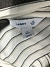 Old Navy 100% Polyester Stripes Ivory Long Sleeve Blouse Size L (tall) - photo 7