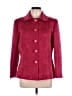 Dana Buchman 100% Polyester Burgundy Coat Size 14 - photo 1