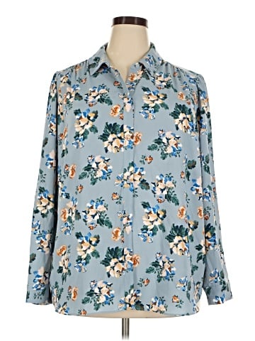 LC Lauren Conrad Long Sleeve Blouse (view 1)