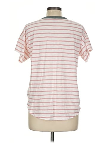 Madewell Whisper Cotton Crewneck Tee in Darville Stripe (view 2)