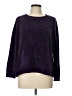 Chico's 100% Polyester Purple Pullover Sweater Size Lg (2) - photo 1