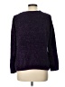 Chico's 100% Polyester Purple Pullover Sweater Size Lg (2) - photo 2