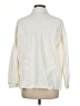 Zara Color Block Ivory 3/4 Sleeve Button-Down Shirt Size M - photo 2