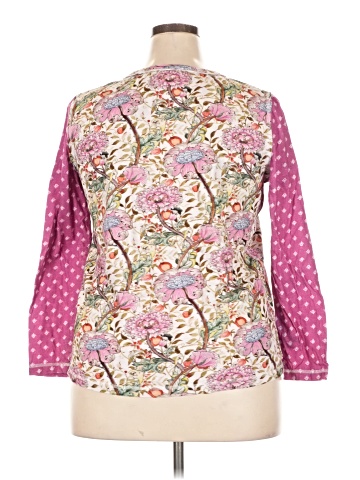 Poof! 3/4 Sleeve Blouse (view 2)