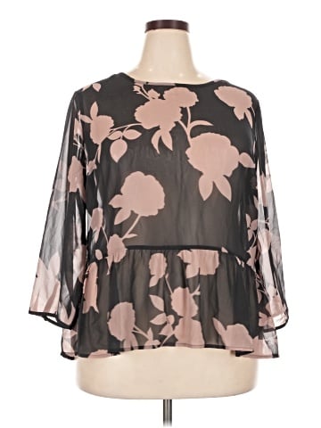 Old Navy 3/4 Sleeve Blouse (view 1)