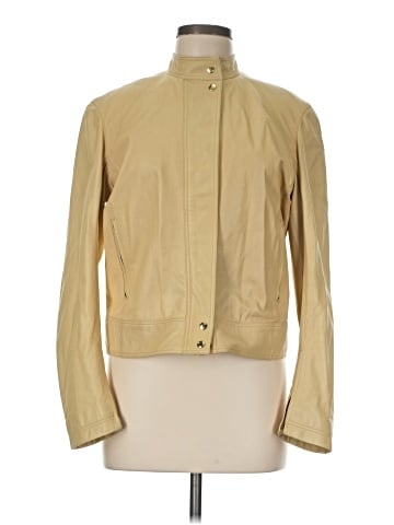 Donna Karan Signature Leather Jacket (view 1)