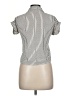 Assorted Brands Stripes Ivory Short Sleeve Blouse Size 11 - photo 2
