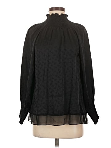 Jovovich Hawk Long Sleeve Silk Top (view 1)