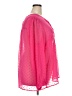 Torrid Pink Long Sleeve Blouse Size 3X Plus (3) - photo 4