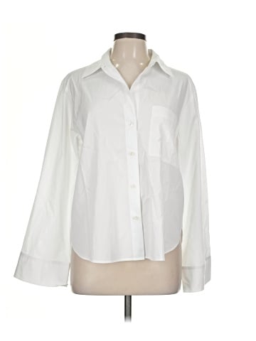 Madewell Easy Y-Neck Button-Up Shirt (view 1)
