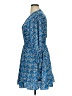 Unbranded 100% Polyester Paisley Blue Casual Dress Size XL - photo 5