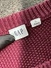 Gap 100% Cotton Burgundy Pullover Sweater Size XL - photo 7