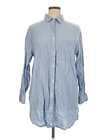 Stars Above Long Sleeve Button-Down Shirt (view 1)