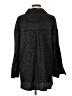 Glam 100% Polyester Animal Print Black Long Sleeve Blouse Size L - photo 2