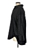 Glam 100% Polyester Animal Print Black Long Sleeve Blouse Size L - photo 5