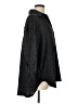 Glam 100% Polyester Animal Print Black Long Sleeve Blouse Size L - photo 4