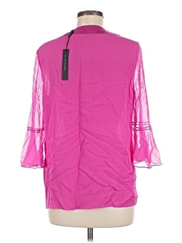Elie Tahari 3/4 Sleeve Silk Top (view 2)