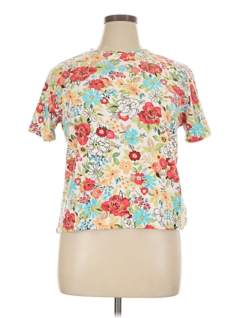 Pre-owned White Stag Short Sleeve T-shirt In Ivory