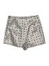 Topshop Hearts Silver Shorts Size 4 - photo 2