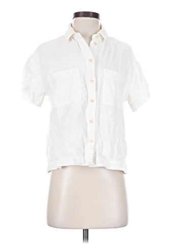 Madewell Waffle Short-Sleeve Safari Shirt (view 1)
