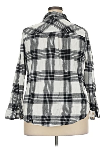 Arizona Jean Company 3/4 Sleeve Button-Down Shirt (view 2)