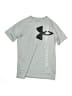 Under Armour 100% Polyester Silver Active T-Shirt Size XL (youth) - photo 1