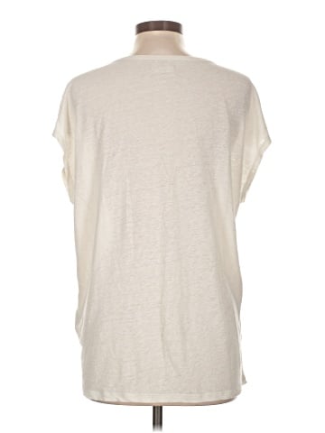 Madewell Linen-Blend U-Scoop Tee (view 2)