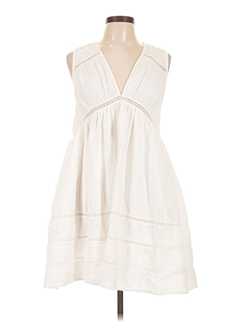Pre-owned Echo Casual Dress In Ivory