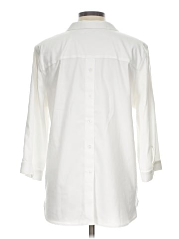 Chico's 3/4 Sleeve Button-Down Shirt (view 2)