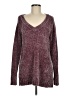 Orvis 100% Polyester Metallic Pink Burgundy Pullover Sweater Size M (estimated) - photo 1