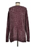 Orvis 100% Polyester Metallic Pink Burgundy Pullover Sweater Size M (estimated) - photo 2
