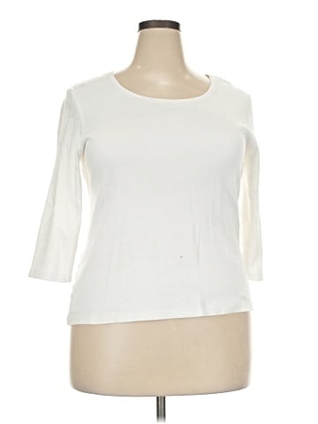 Karen Scott 3/4 Sleeve T-Shirt (view 1)