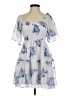 Justify 100% Polyester Blue Casual Dress Size S - photo 1