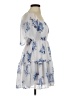 Justify 100% Polyester Blue Casual Dress Size S - photo 4
