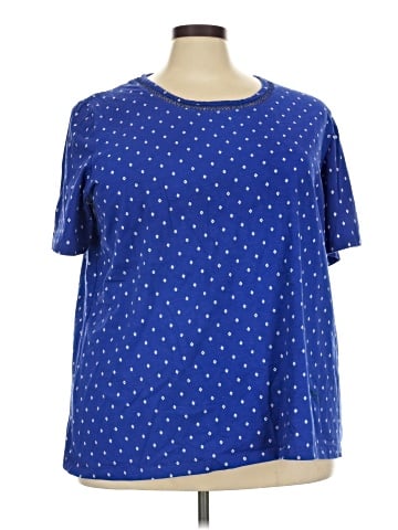 SUPREMA Essentials by Catherines Short Sleeve Top (view 1)