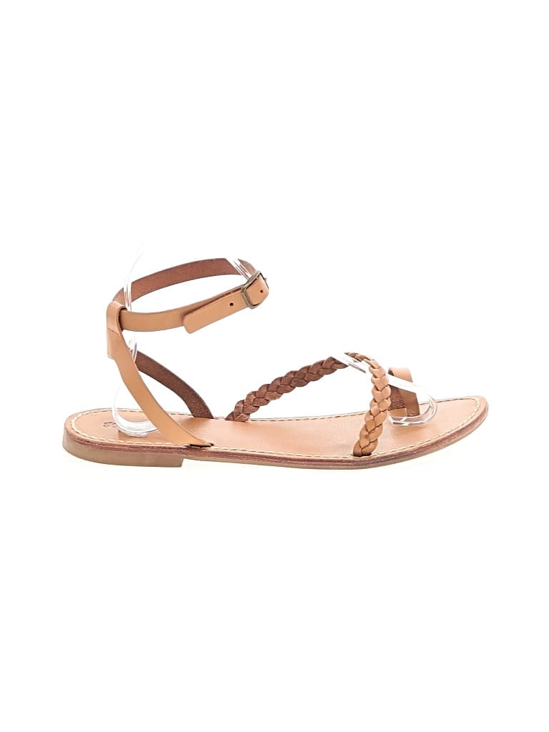 Pre-owned Soludos Sandals In Tan