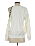CQ by CQ White Ivory Sweatshirt Size S - photo 2