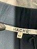 Hache Solid Black Active Pants Size EU 46 / US 16 - photo 7