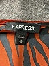 Express 100% Polyester Animal Print Orange Casual Dress Size XS - photo 7