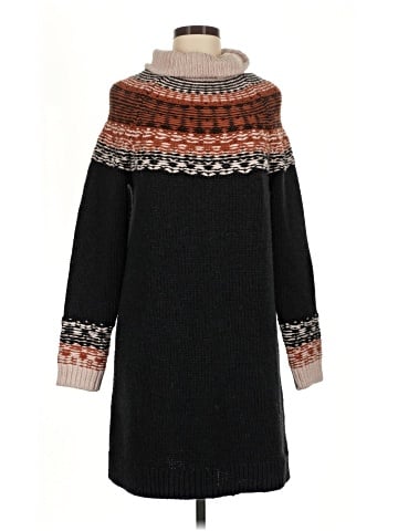Madewell Fair Isle Turtleneck Sweater Dress (view 1)