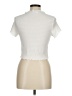 Double Zero Ivory Short Sleeve Top Size M - photo 2
