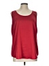 Chico's 100% Polyester Red Sleeveless Top Size Lg (2) - photo 1