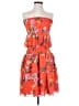 WAYF 100% Polyester Tropical Orange Casual Dress Size XS - photo 1