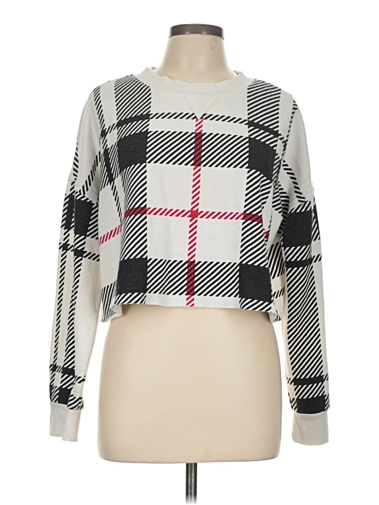 Pre-owned Colsie Pullover Sweater In White