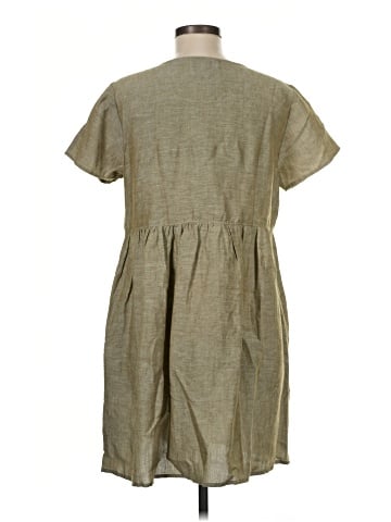 Madewell Linen-Blend Alexandra Button-Front Mini Dress (view 2)