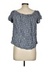 Mossimo Supply Co. Blue Short Sleeve Top Size L - photo 2