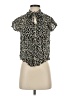 Forever 21 Black Short Sleeve Blouse Size S - photo 1
